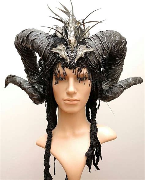 Coiled witch headgear